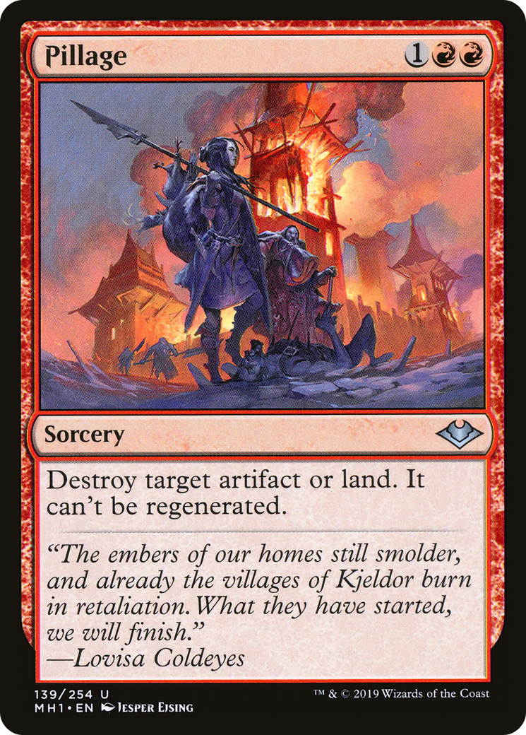 {C} Pillage [Modern Horizons][MH1 139]