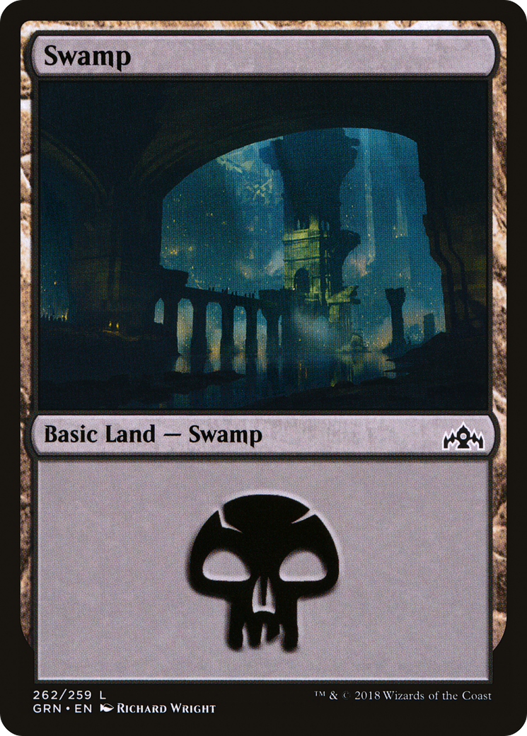 {B}[GRN 262] Swamp (262) [Guilds of Ravnica]