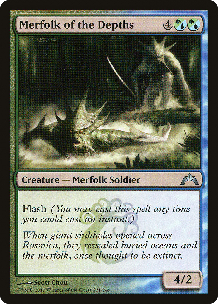 {C} Merfolk of the Depths [Gatecrash][GTC 221]