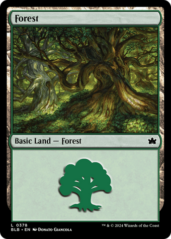 {B}[BLB 378] Forest (0378) [Bloomburrow]