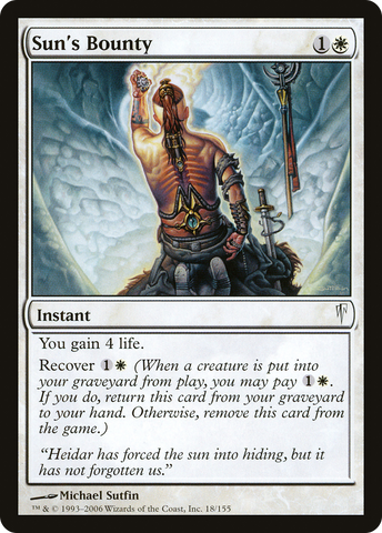 {C} Sun's Bounty [Coldsnap][CSP 018]