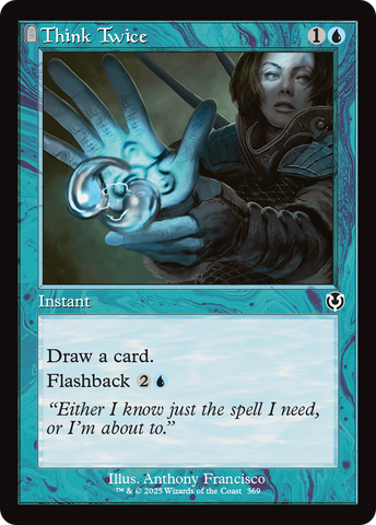 {C} Think Twice (Retro Frame) [Innistrad Remastered][INR 369]