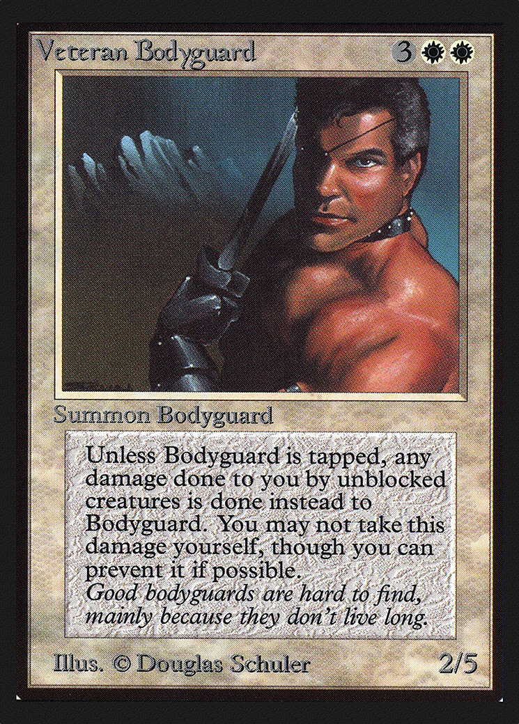 {R} Veteran Bodyguard [International CollectorsÃ¢Â€Â™ Edition][GB CEI 042]