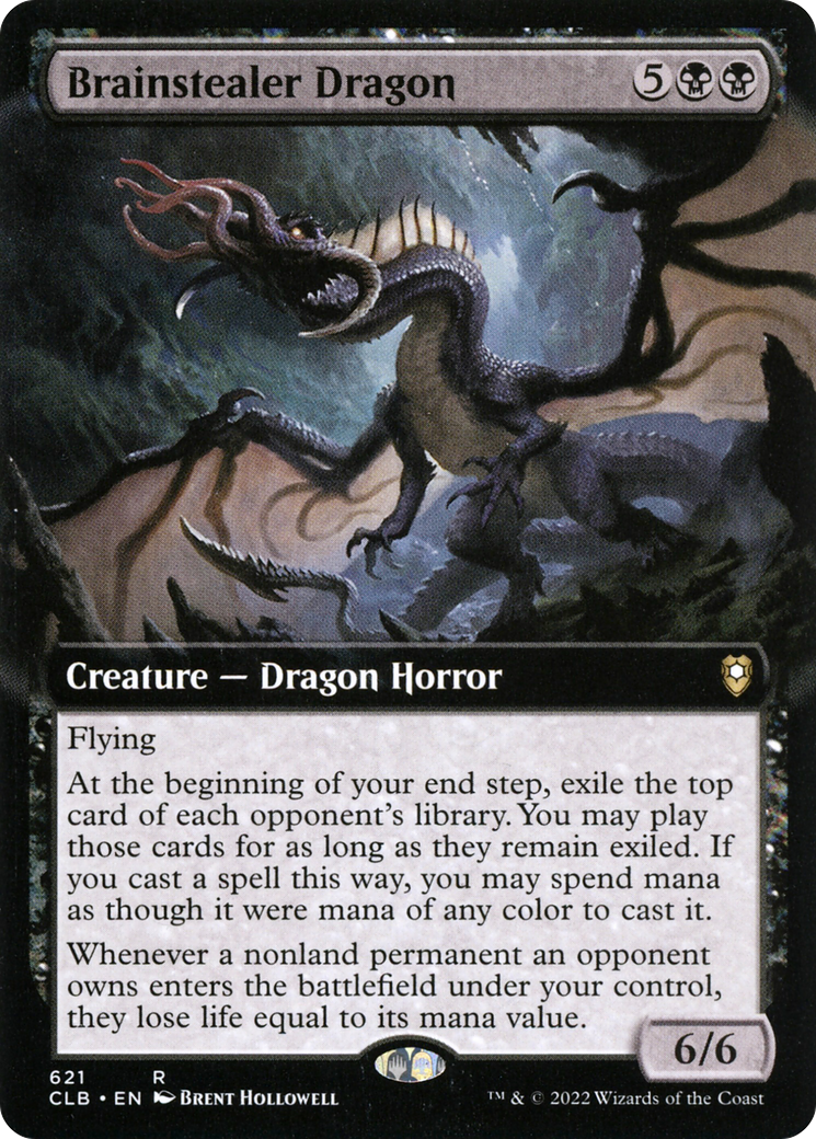 {R} Brainstealer Dragon (Extended Art) [Commander Legends: Battle for Baldur's Gate][CLB 621]