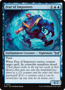 {@C} Fear of Impostors [Duskmourn: House of Horror][DSK 057]