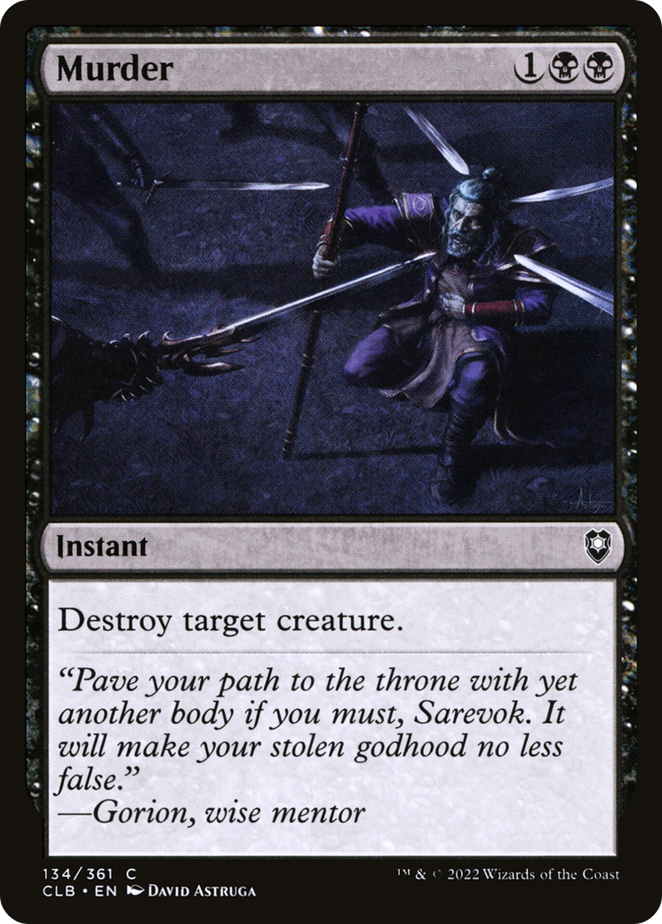 {C} Murder [Commander Legends: Battle for Baldur's Gate][CLB 134]