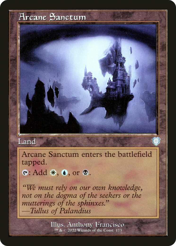 {C} Arcane Sanctum (Retro) [The Brothers' War Commander][BRC 173]