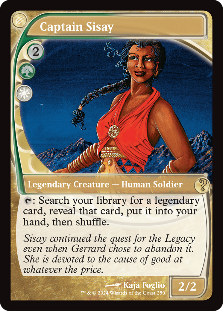 {R} Captain Sisay (Future Sight) [Mystery Booster 2][MB2 250]