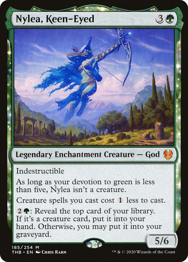 {R} Nylea, Keen-Eyed [Theros Beyond Death][THB 185]