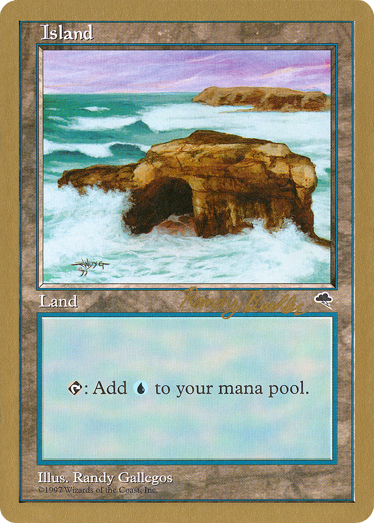 {B}[GB WC98 RB336] Island (rb336) (Randy Buehler) [World Championship Decks 1998]