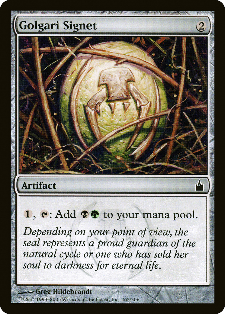{C} Golgari Signet [Ravnica: City of Guilds][RAV 262]