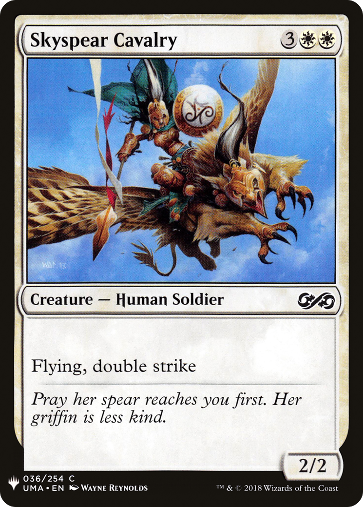 {C} Skyspear Cavalry [Mystery Booster][LS UMA 036]