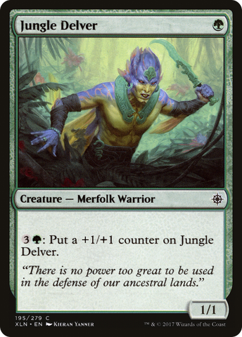 {C} Jungle Delver [Ixalan][XLN 195]