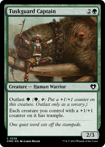 {C} Tuskguard Captain [Commander Masters][CMM 328]