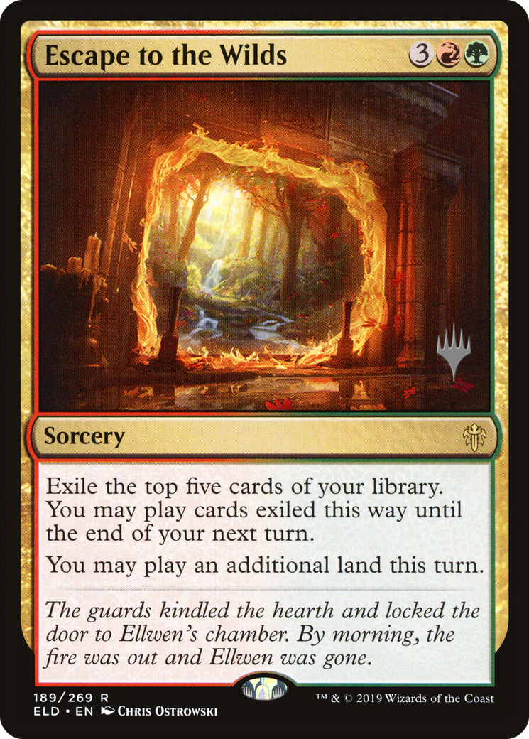 {R} Escape to the Wilds (Promo Pack) [Throne of Eldraine Promos][PP ELD 189]