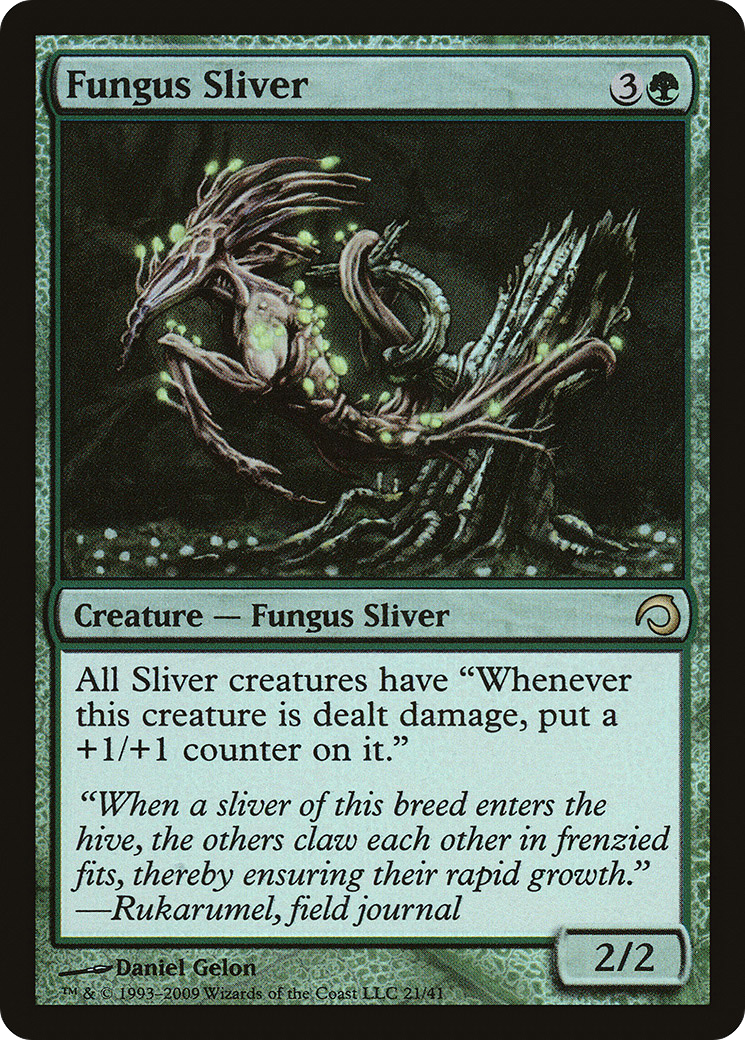 {R} Fungus Sliver [Premium Deck Series: Slivers][H09 021]