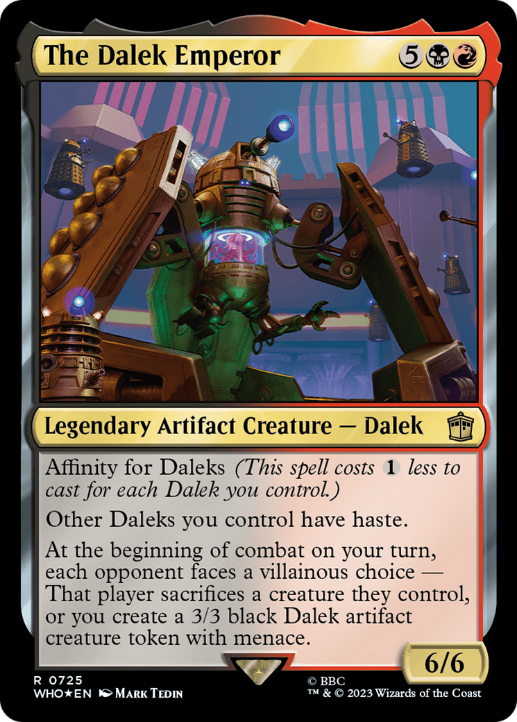 {R} The Dalek Emperor (Surge Foil) [Doctor Who][WHO 725]