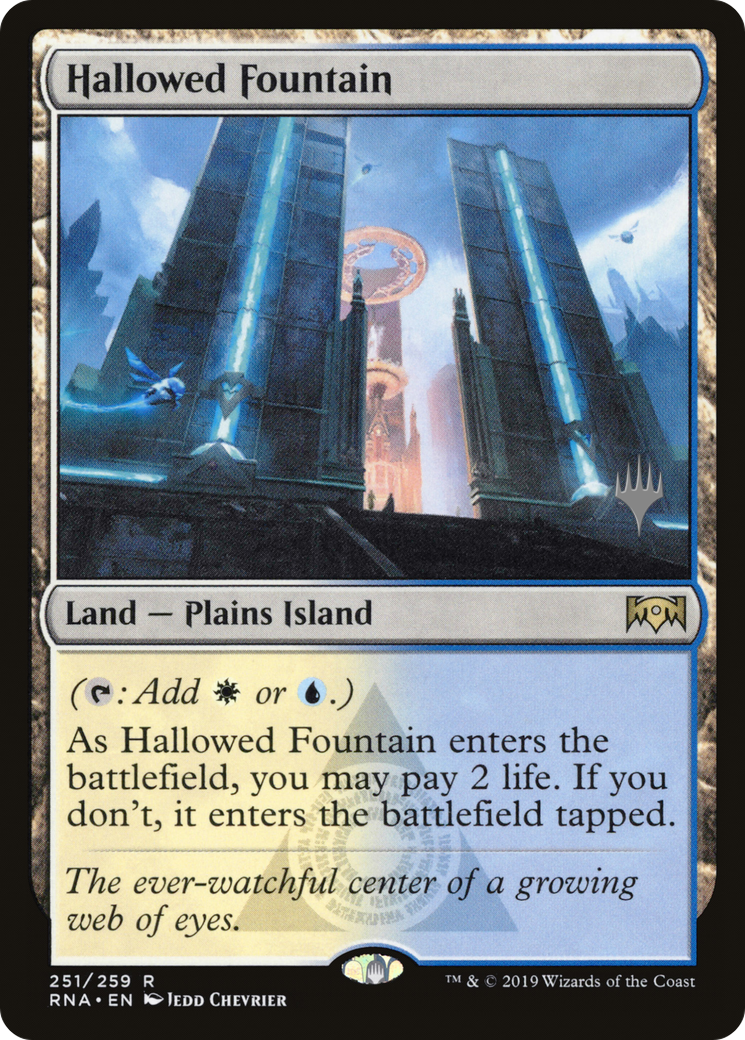 {R} Hallowed Fountain (Promo Pack) [Ravnica Allegiance Promos][PP RNA 251] - Misty Mountain Games