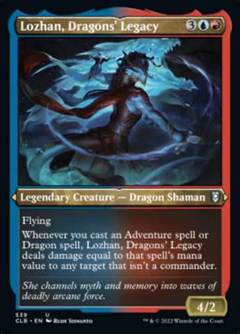 {C} Lozhan, Dragons' Legacy (Foil Etched) [Commander Legends: Battle for Baldur's Gate][CLB 539]
