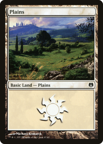 {B}[DDL 041] Plains (41) [Duel Decks: Heroes vs. Monsters]
