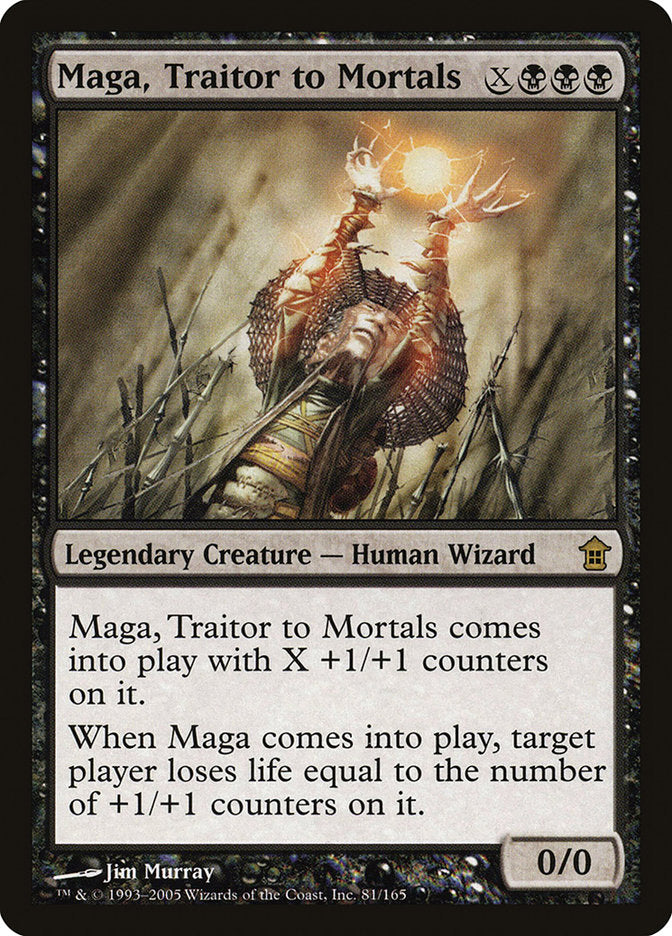 {R} Maga, Traitor to Mortals [Saviors of Kamigawa][SOK 081]