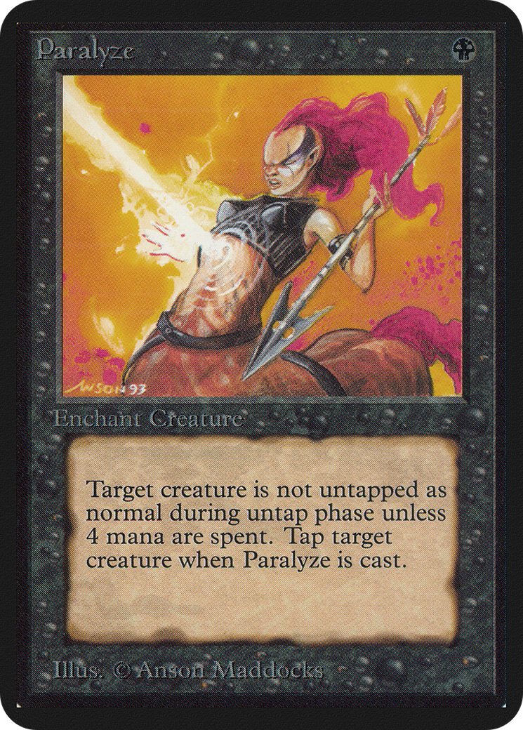 {C} Paralyze [Alpha Edition][LEA 119]