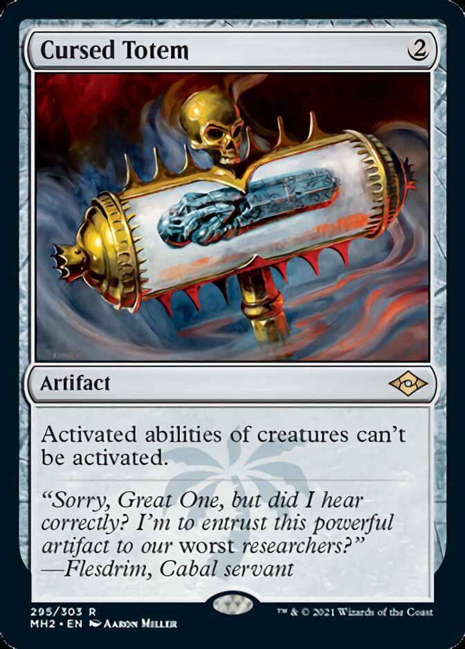 {R} Cursed Totem (Foil Etched) [Modern Horizons 2][ET MH2 295]