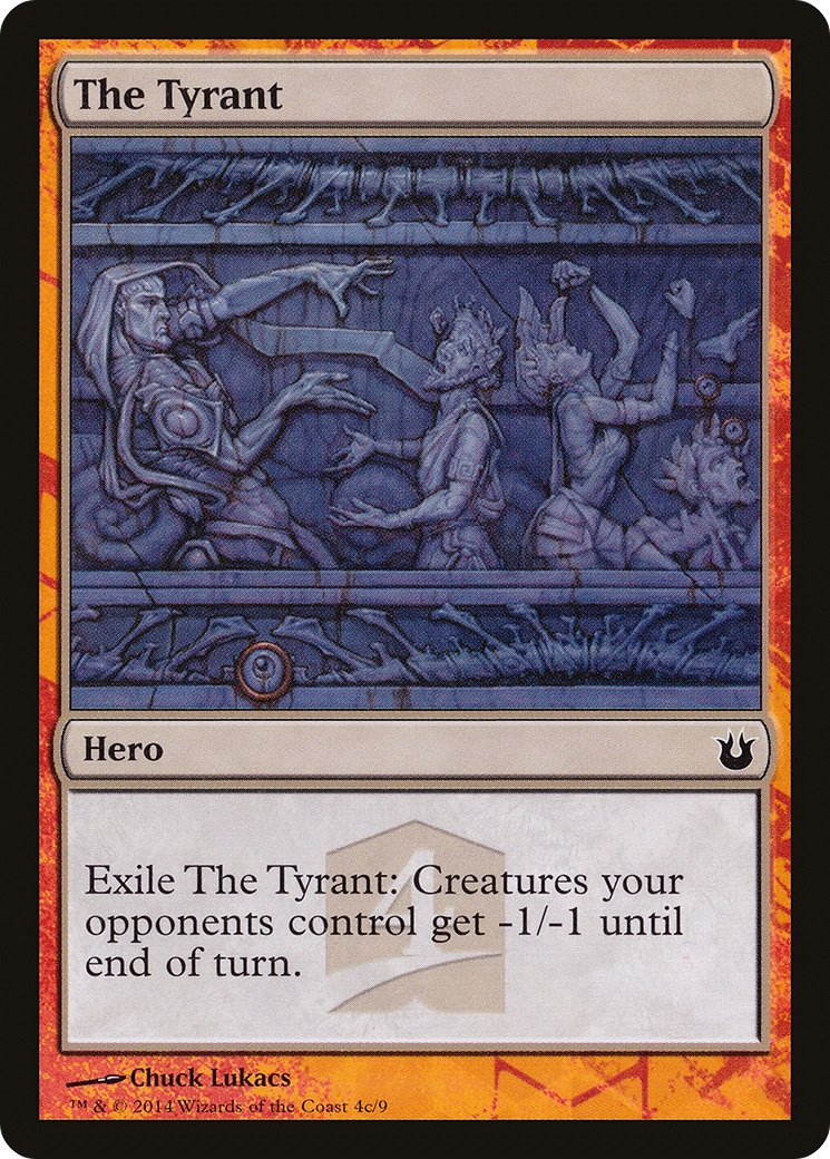{C} The Tyrant [Born of the Gods Hero's Path][PA THP2 4C] - Misty Mountain Games