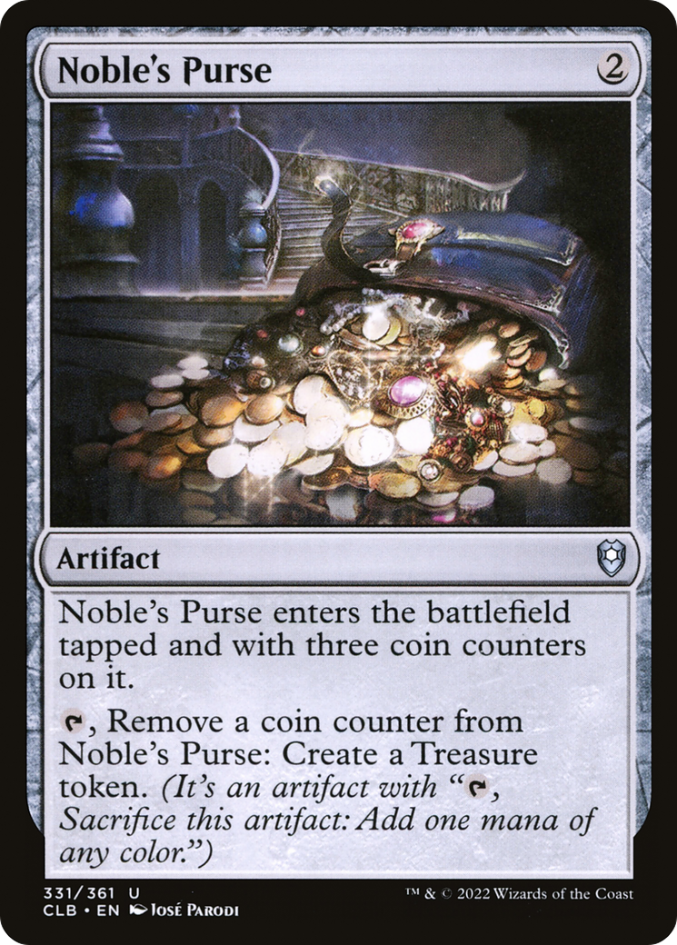 {C} Noble's Purse [Commander Legends: Battle for Baldur's Gate][CLB 331]