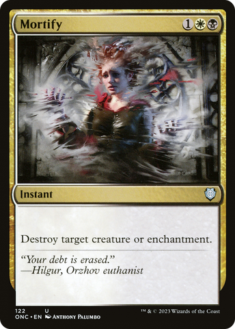 {C} Mortify [Phyrexia: All Will Be One Commander][ONC 122]