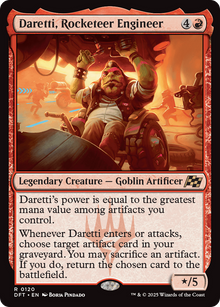 {@R} Daretti, Rocketeer Engineer [Aetherdrift][DFT 120]
