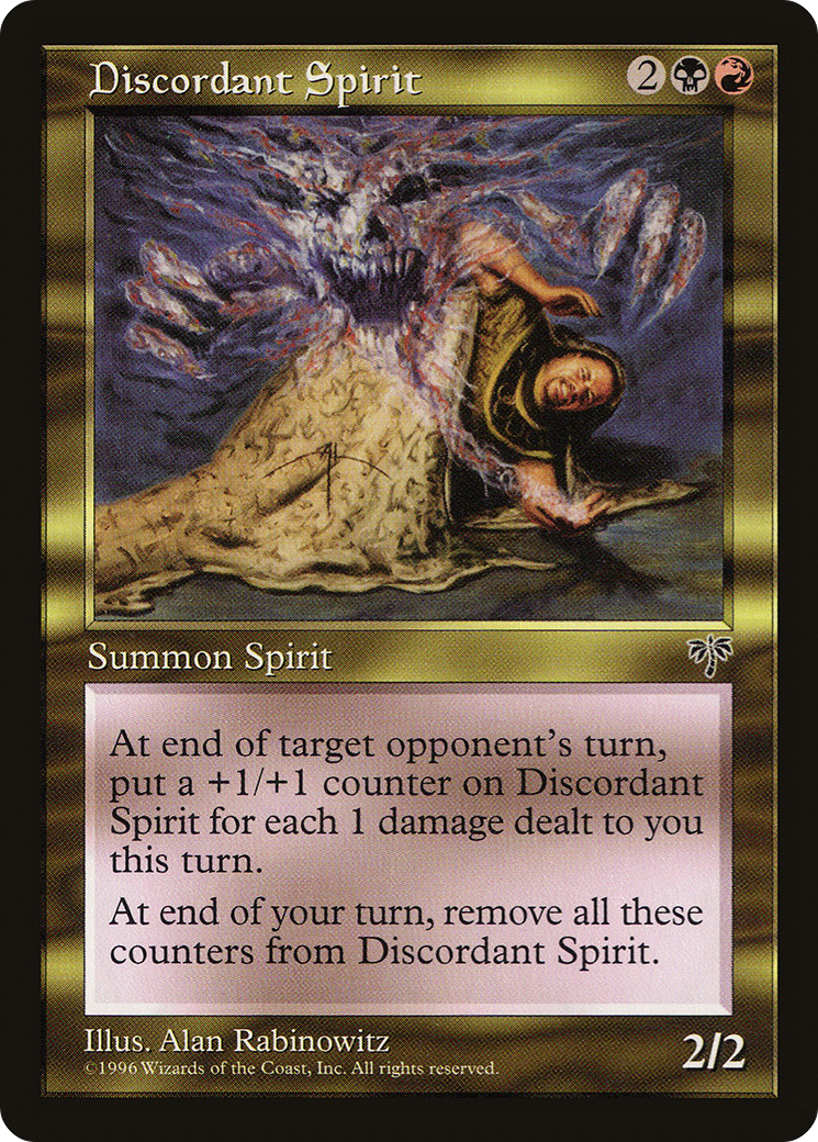 {R} Discordant Spirit [Mirage][MIR 261] - Misty Mountain Games