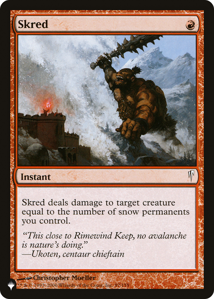 Skred [LIST 97/155]