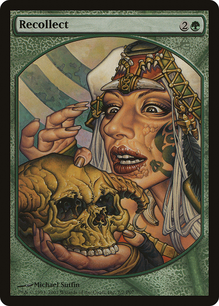 {R} Recollect [Magic Player Rewards 2007][PA P07 007] - Misty Mountain Games