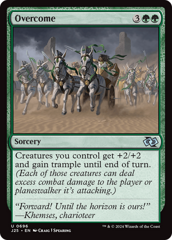 {C} Overcome [Foundations Jumpstart][J25 696]