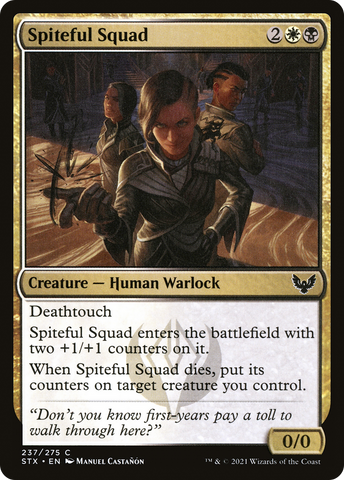 {C} Spiteful Squad [Strixhaven: School of Mages][STX 237]