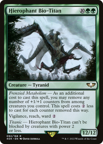 {R} Hierophant Bio-Titan [Universes Beyond: Warhammer 40,000][40K 092]