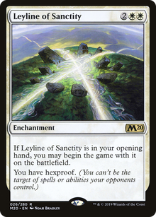 {R} Leyline of Sanctity [Core Set 2020][M20 026]