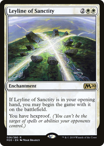 {R} Leyline of Sanctity [Core Set 2020][M20 026]