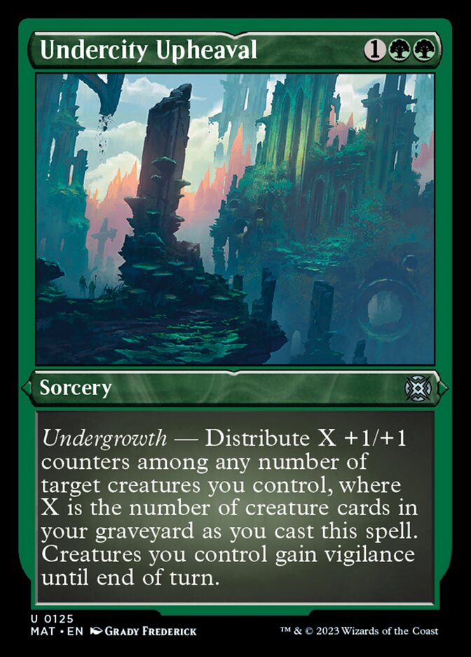 {C} Undercity Upheaval (Foil Etched) [March of the Machine: The Aftermath][MAT 125]