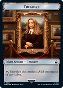 {T} Soldier // Treasure (0028) Double-Sided Token [Doctor Who Tokens][TWHO 8//28]