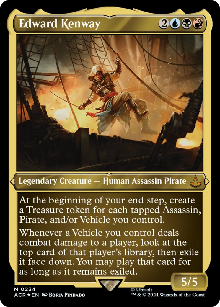 {R} Edward Kenway (Foil Etched) [Assassin's Creed][ACR 234]