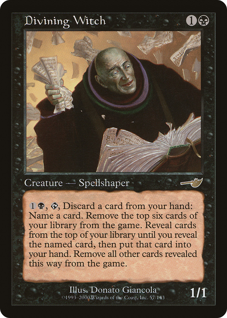 {R} Divining Witch [Nemesis][NEM 057]