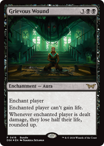 {@R} Grievous Wound (Bundle) [Duskmourn: House of Horror][DSK 416]