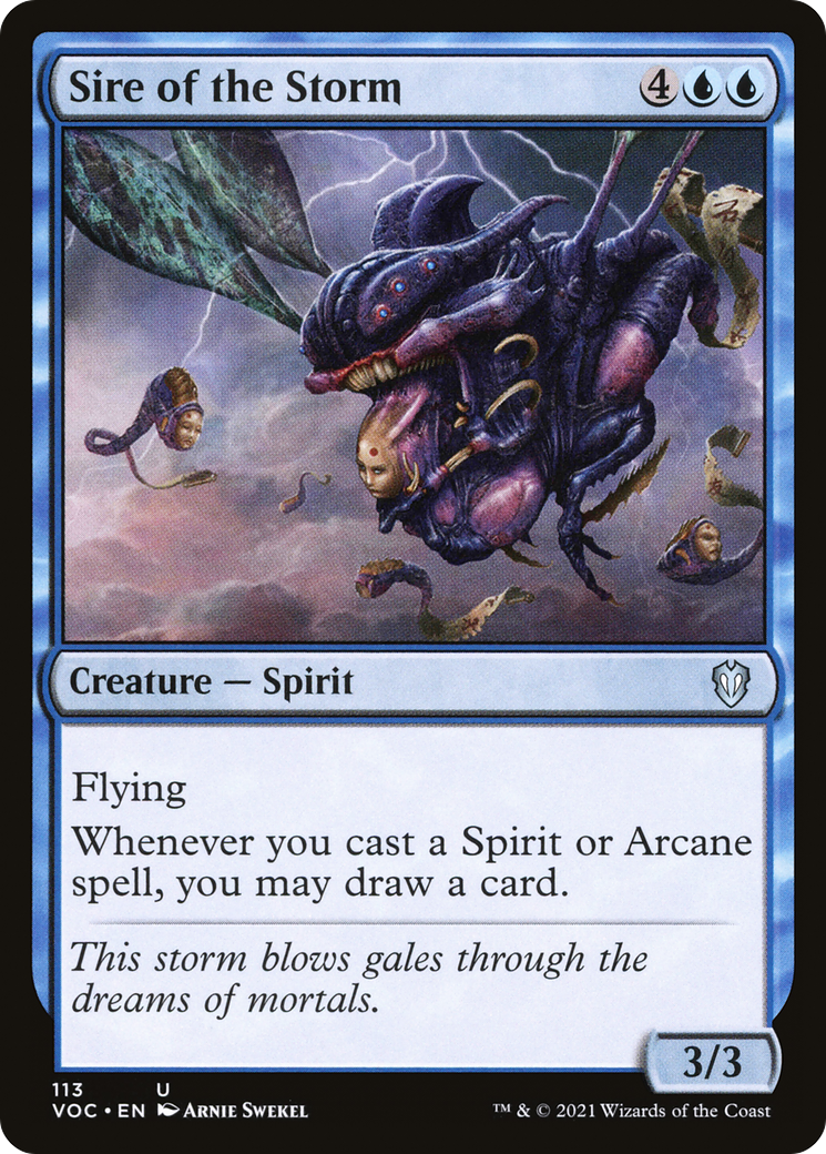 {C} Sire of the Storm [Innistrad: Crimson Vow Commander][VOC 113]