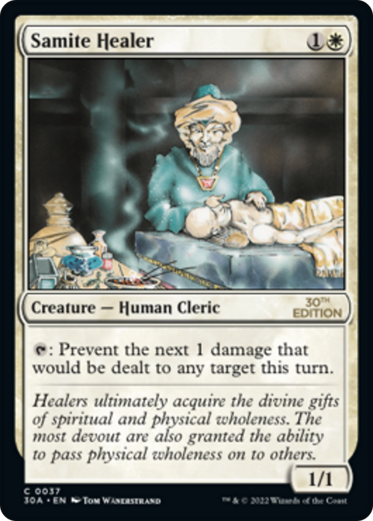 {C} Samite Healer [30th Anniversary Edition][30A 037]