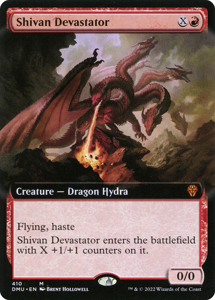 {R} Shivan Devastator (Extended Art) [Dominaria United][DMU 410]