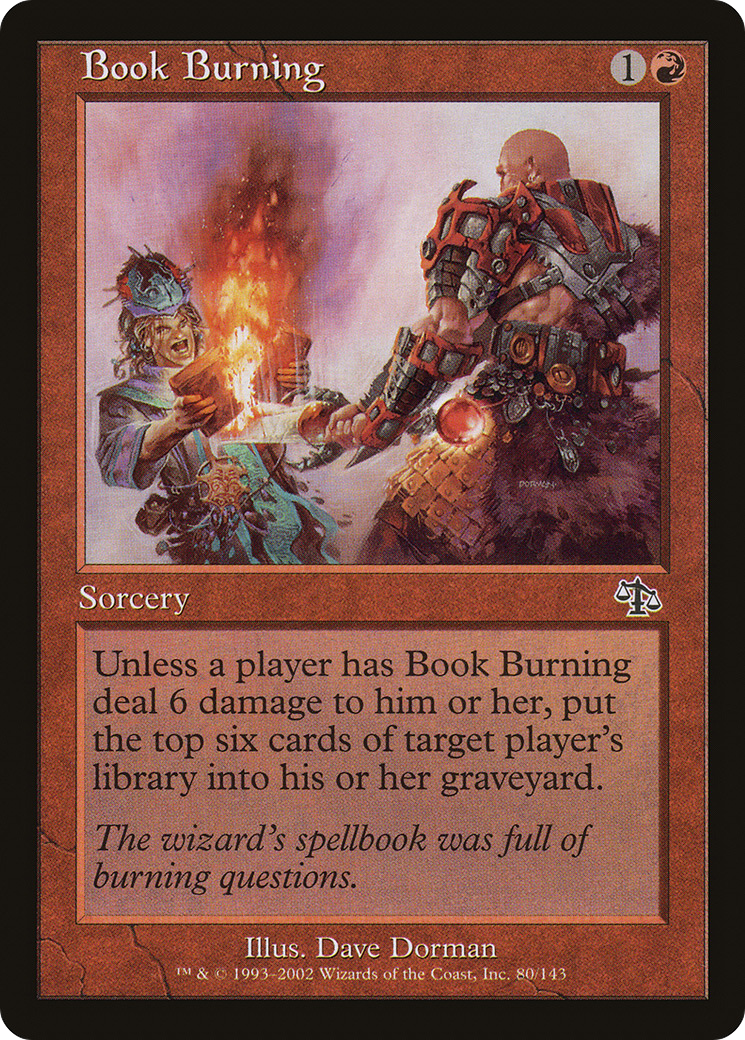 {C} Book Burning [Judgment][JUD 080]