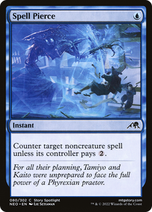 {C} Spell Pierce [Kamigawa: Neon Dynasty][NEO 080]