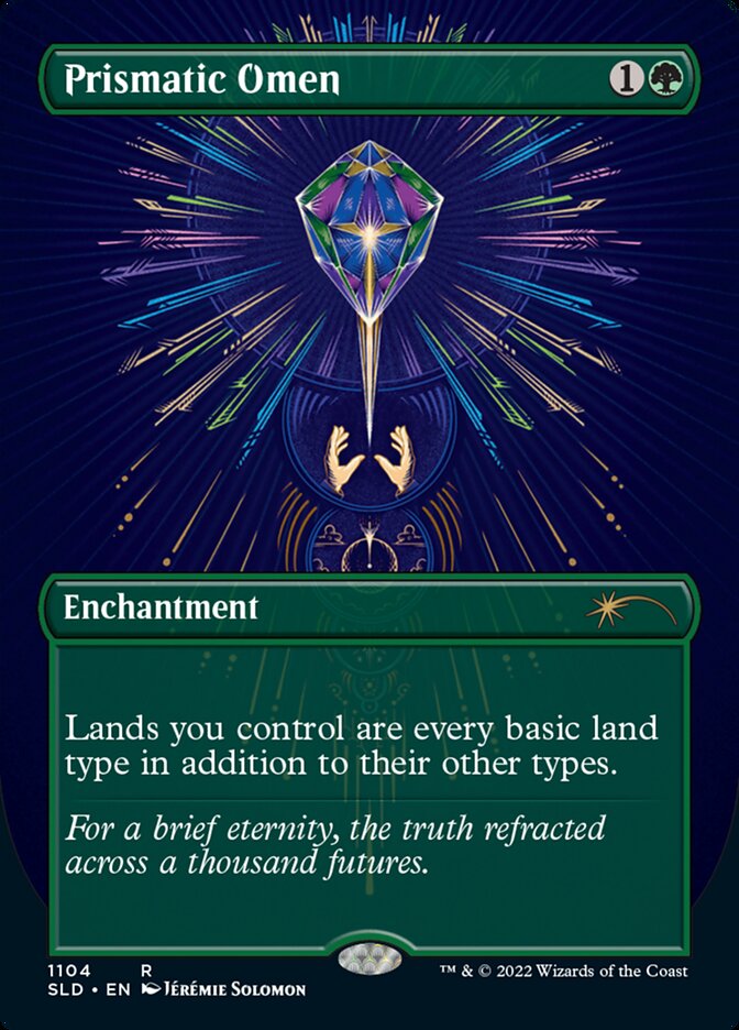 {R} Prismatic Omen (Borderless) [Secret Lair Drop Series][SLD 1104]
